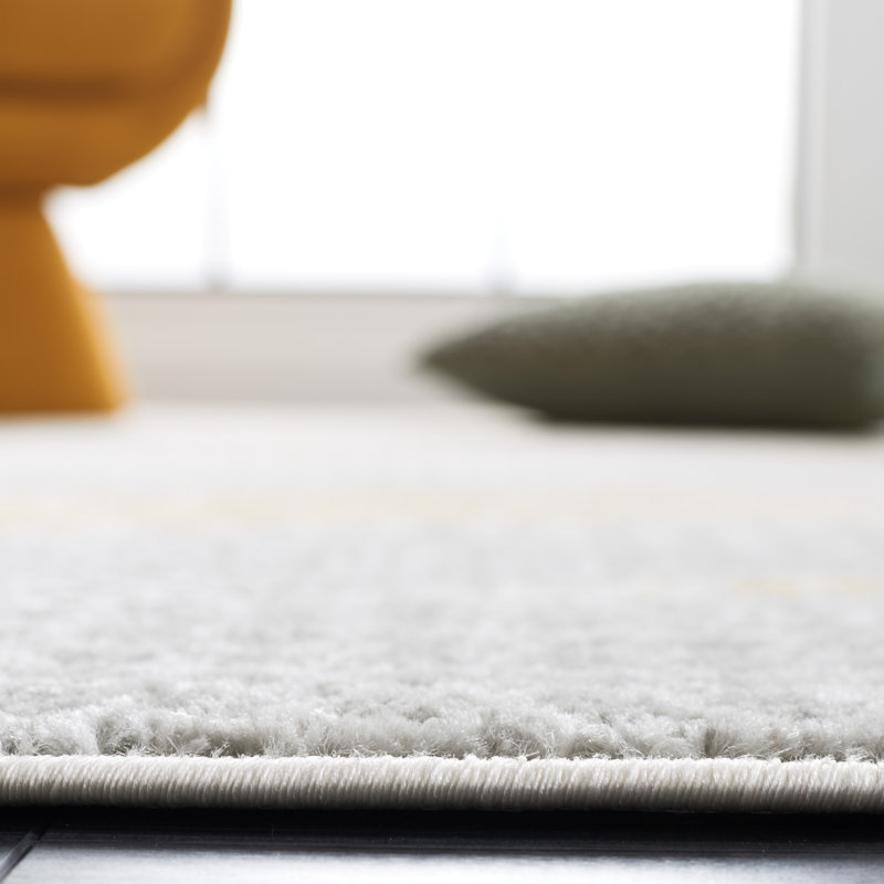 Wade Logan® Pearsons Performance Gray/Beige/Gold Rug & Reviews Wayfair
